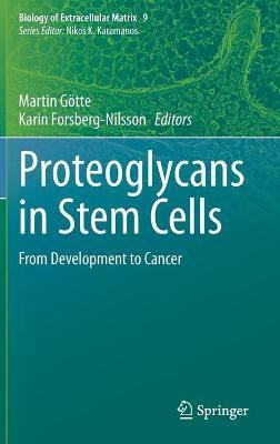 Libro Proteoglycans In Stem Cells : From Development To C...