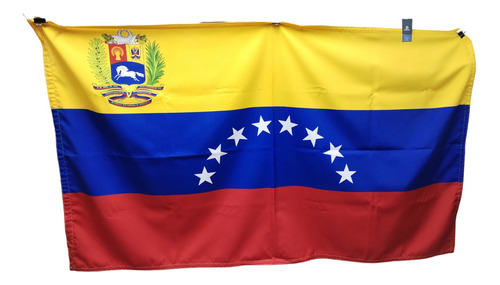 Bandera  De Venezuela  Nylon 5x3  Exteriores En $ 