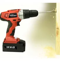 Comprar Taladro atornillador inalámbrico de 3.8mm Hyper Tough Taladro Inalámbrico 18v NI-1cd 18V + 1 batería de 1.2Ah + accesorio con caja de cartón 220V