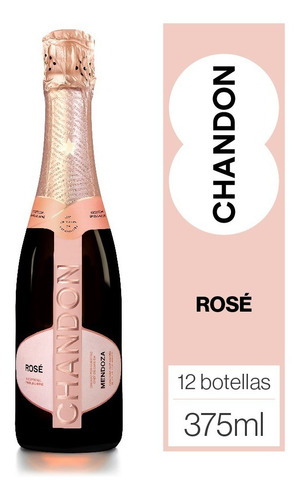 Imagen 1 de 5 de Chandon Rosé Caja 12u X 375ml