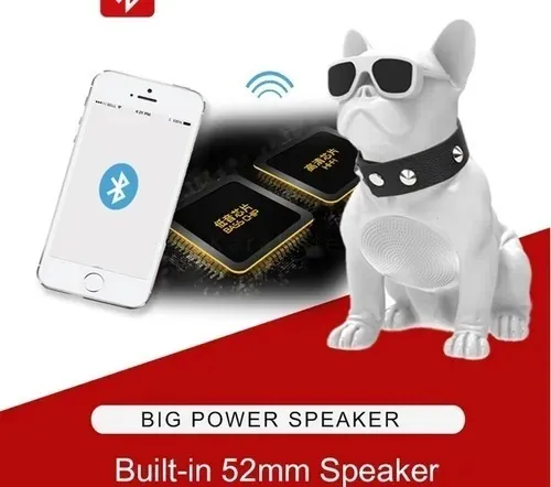 Altavoz Bluetooth Con Forma De Perro, Parlante Inalámbrico