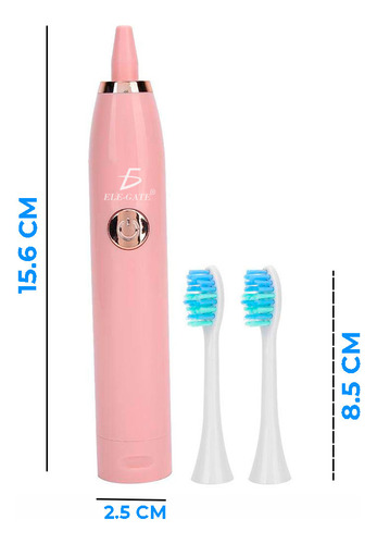Kit De 3 Cepillo De Dientes Eléctrico Con 6 Cabezales