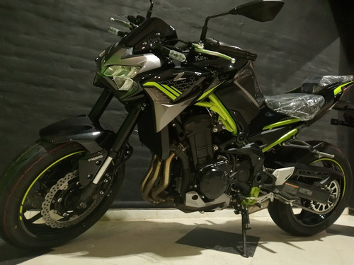 Kawasaki Z900 2021 0km Gris Con Verde