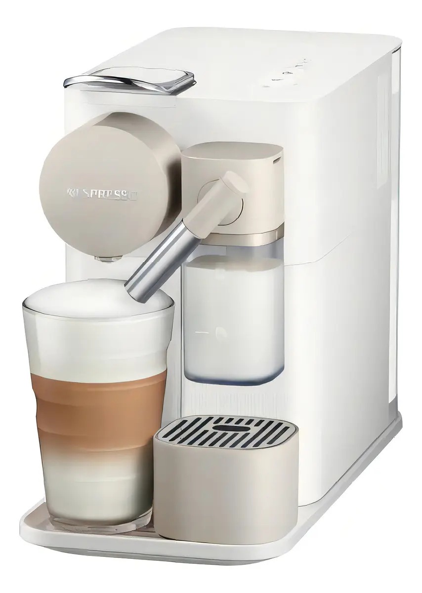 Cafetera Nespresso Lattissima One blanca con leche integrada