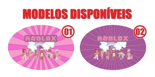 Elipse De 62x42cm Festa Infantil Roblox Feminino