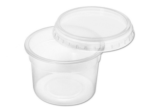 Pote Redondo 250ml Freezer E Microondas C/24 Und
