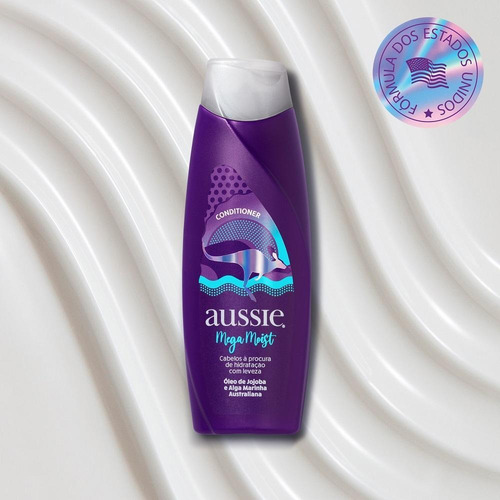 Kit Com 3 Condicionadores Aussie Moist 180ml
