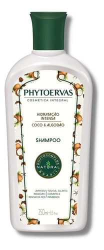 Shampoo Uso Diário Phytoervas 250ml Hidratação Intensa