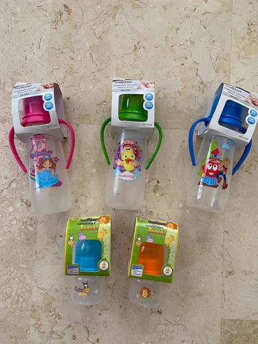 Imagen 6 de 9 de Teteros De 1.5, 2, 8 Y 10 Oz Teteros Con Cepillos,portaleche