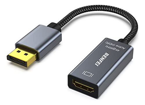 Adaptador Displayport A Hdmi 4k @60hz - Compatible Con Hp,