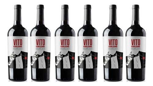 Vino Mastrantonio Vito Corleone Malbec X750cc Caja X6