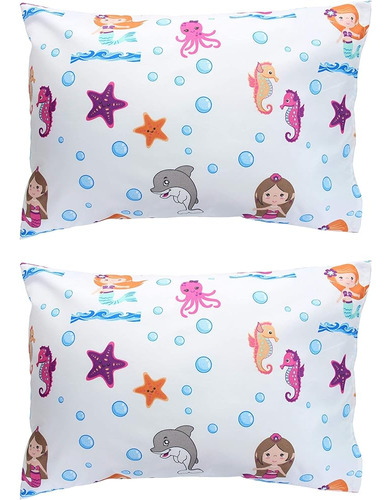 Paquete De 2 Fundas De Almohada De Viaje Para Niños Pequeños