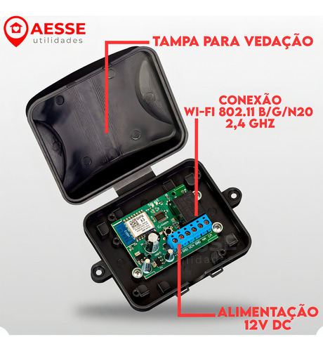 Garen Módulo Wi-Fi para la automatización de puertas de jardín