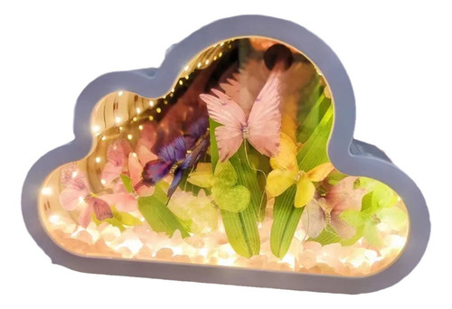 Lámpara De Mesa Tulipán Nube Con Bolsa De Regalo