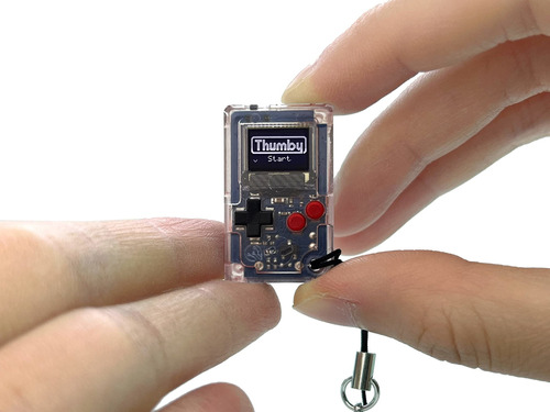 Tinycircuits Thumby (transparente), Pequea Consola De Juegos