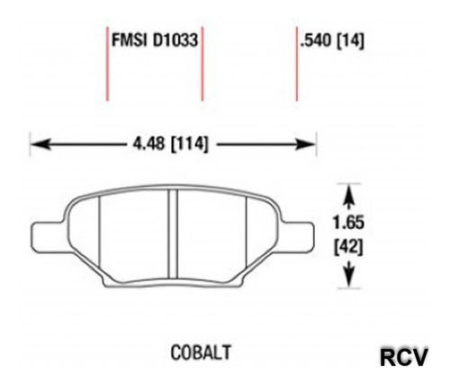 Balatas Disco  Trasera Para Pontiac G6   2007