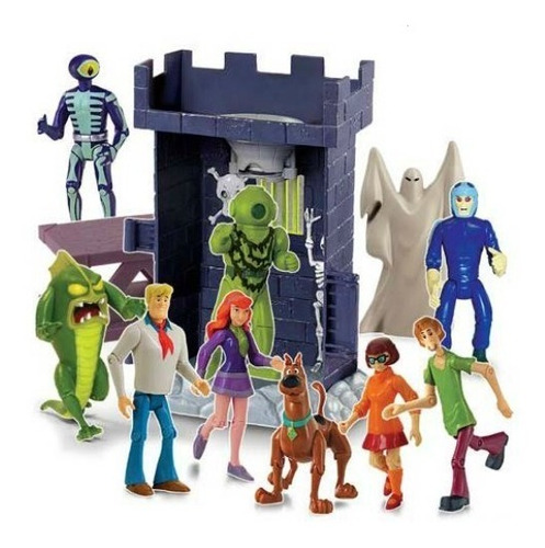 Scooby Doo Torre Del Terror Con Contiene 10 Figuras