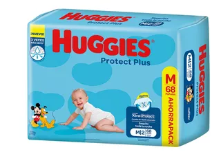 Pañales Huggies Protect Plus Unisex Mediano M