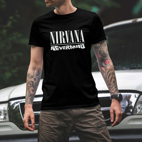 Imagen 5 de 6 de Remera Unisex Nirvana Rock Música Algodón Premium