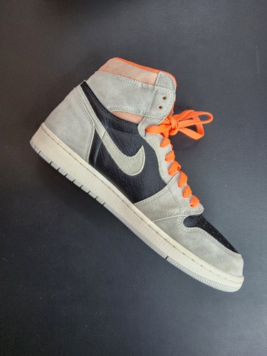 Tenis Nike Air Jordan 1 Hi Og Neutral Grey Hyper Crimson (Usado)
