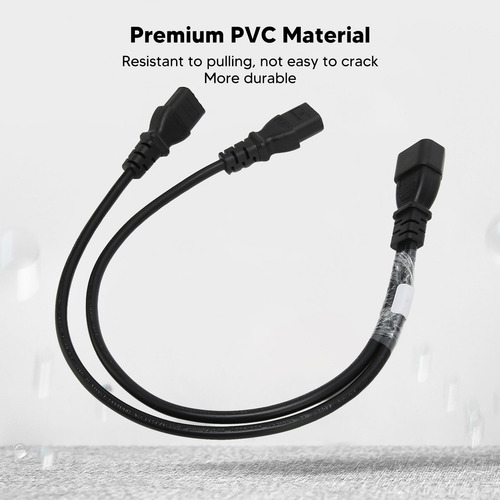 Servidor De Alimentación Corto Con Cable C14 A Doble Cable 5