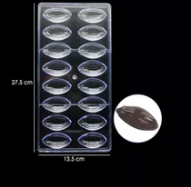 Comprar 2 Molde Chocolate Acrilico Molde De Chocolate Molde Almendra Moldes Chocolate Moldes De Chocolate Acrilico 18 Bombones Molde Chocolate Pasteleriuscl