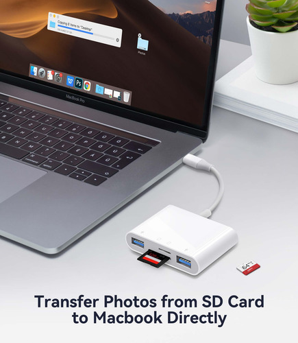 Lector De Tarjetas Sd Usb C Wnxsload Para Mac/macbook/iPad/i