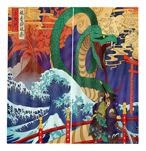 2 Peças / Painéis Decorativos Japoneses Estilo Ukiyoe
