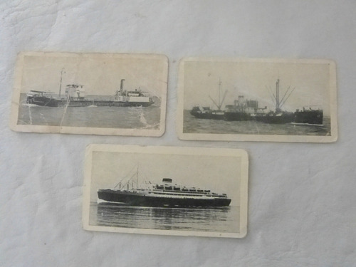 3 Figuritas Medios De Transporte - Barcos N.16 N.19 N.23