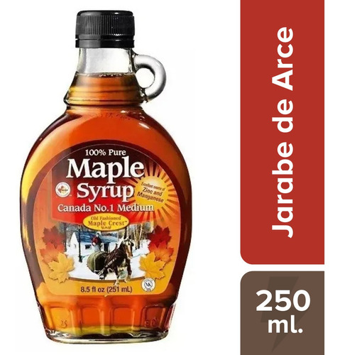 Miel Maple Syrup Jarabe De Arce Bernard 250 Ml. Canada