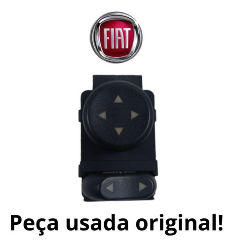 Botão Retrovisor Fiat Palio 2003/2022