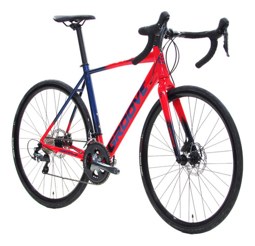 Bicicleta Speed Groove Overdrive 70 - 2023 Cor Vermelho Tamanho Do Quadro 56