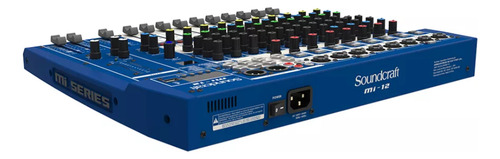 Mesa De Som Console Soundcraft Mi12 Profissional 12 Canais