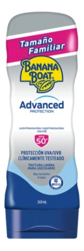 Protector Solar Banana Boat Advanced Fps 50+ Tamaño Familiar