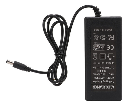 Cargador Adaptador Dc 24v 3a 100240v 50/60hz Sobre Corriente
