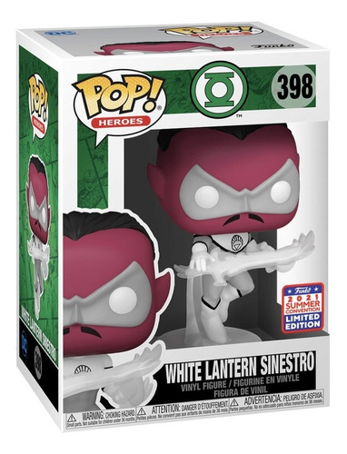 Funko Pop Dc Heroes White Lantern Sinestro Funkon 2021