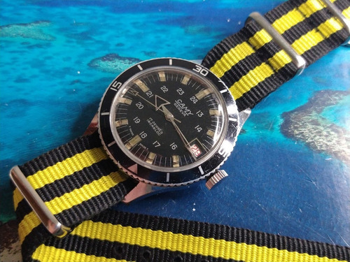 Camy Diver Antigo Cal Fhf 96-4 Swiss Made Broad Arrow Raro