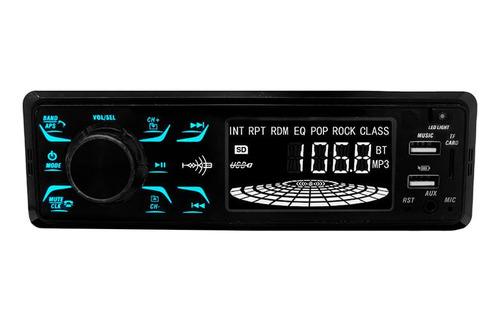 Rádio Mp3 Krc1700 Bluetooth Muda Pasta Usb Am/fm Preto Kx3