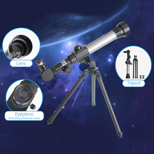 Telescopio Refractor Hd 60 Mm Para Principiantes Con Trípode
