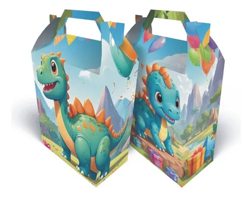 comprar Cajas Personalizadas Dinosaurio Bebé Para Cotillones Fiesta