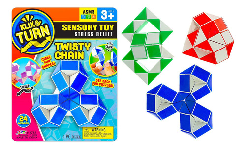 Twist Snake Puzzle Magic Snake Cube Play Fidget (1 Unit)