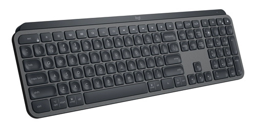 Imagen 1 de 10 de Teclado Logitech Mx Aluminio Ingles Retroiluminado Win Mac