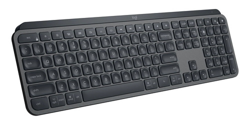 Teclado Logitech Mx Aluminio Ingles Retroiluminado Win Mac