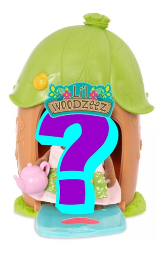 Lil Woodzeez Mini Casa Bellota Con Muñeco Figura Sorpresa 