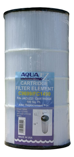 Aqua Ez Super Clear C- Cartucho De Filtro De 100 Pies Cuadr.