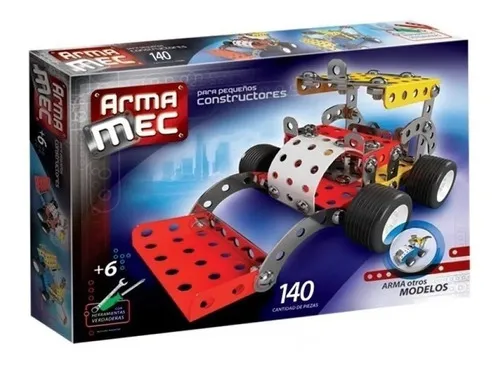 Juego Construcción Metálica Arenero 143 Pzas Tipo Mecano F1