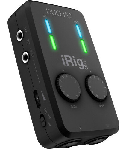 Irig Pro Duo - Interface Audio E Midi - Live Podcast
