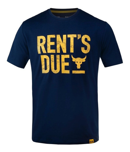 Playera Under Armour Project Rock Rents Due Hombre