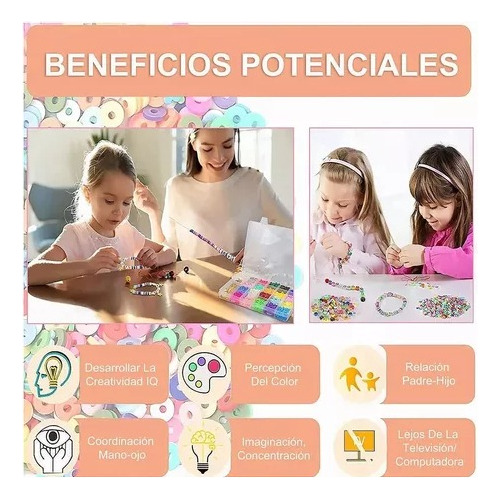 35000pcs Cuentas Kits Para Hacer Pulsera Joyas Collar Regalo