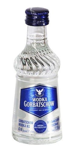 Miniatura Vodka Gorbatschow Vidrio X 40cc